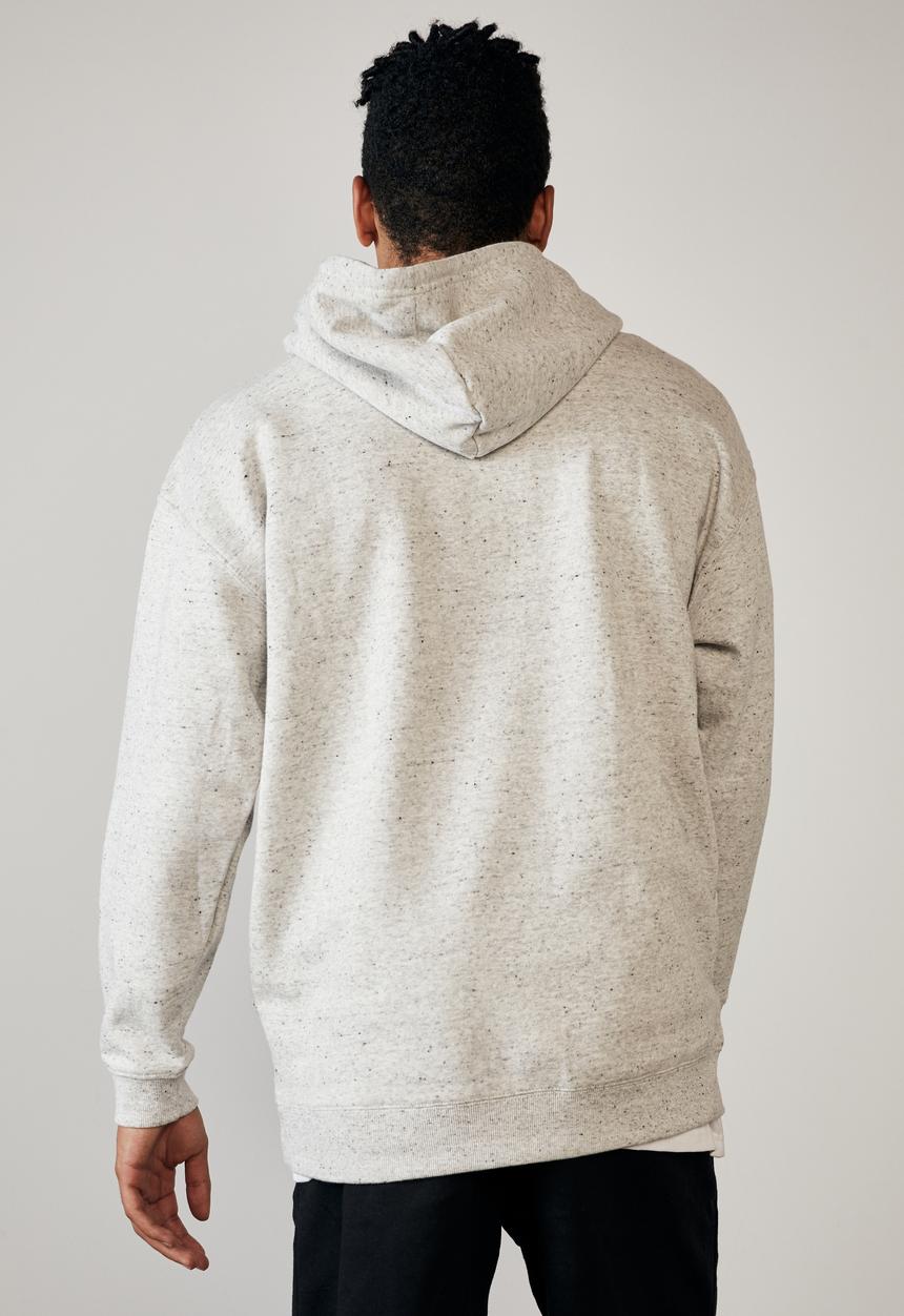 Factorie - Elite oversized hoodie - grey marle fleck
