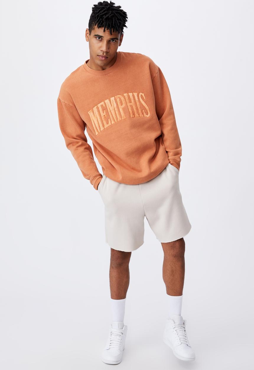 Factorie - Elite oversized crew - faded orange