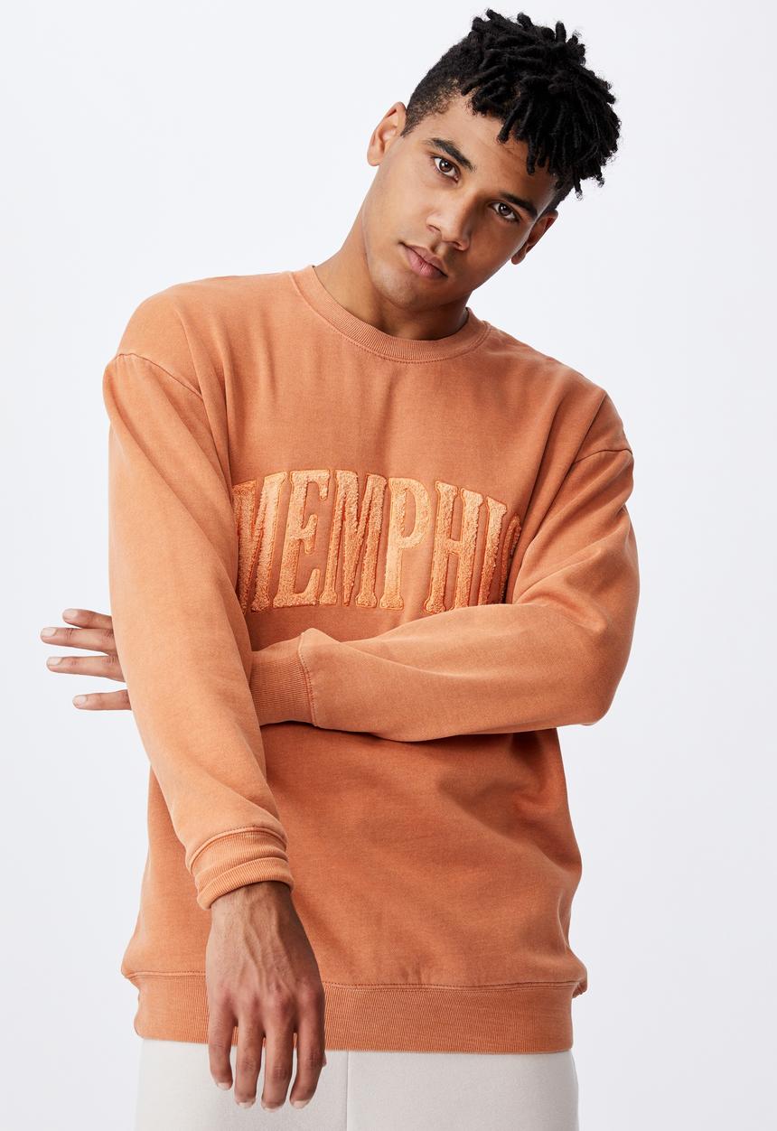 Factorie - Elite oversized crew - faded orange