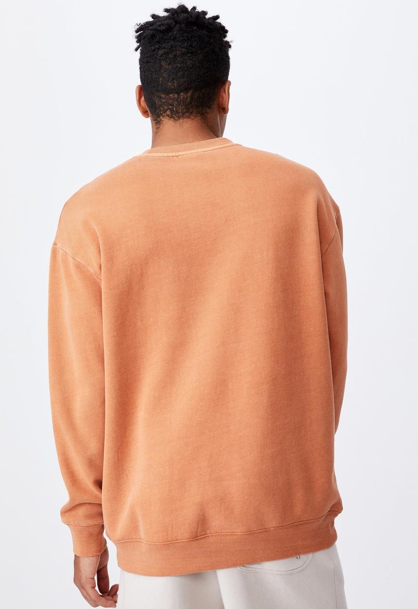 Factorie - Elite oversized crew - faded orange