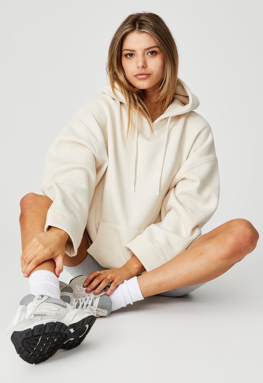 Factorie - Super oversized hoodie - ivory