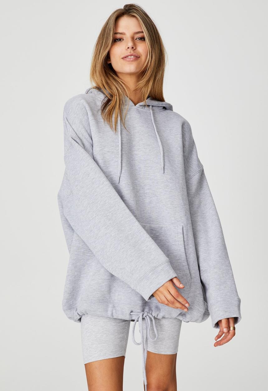 Factorie - Super oversized hoodie - grey marle