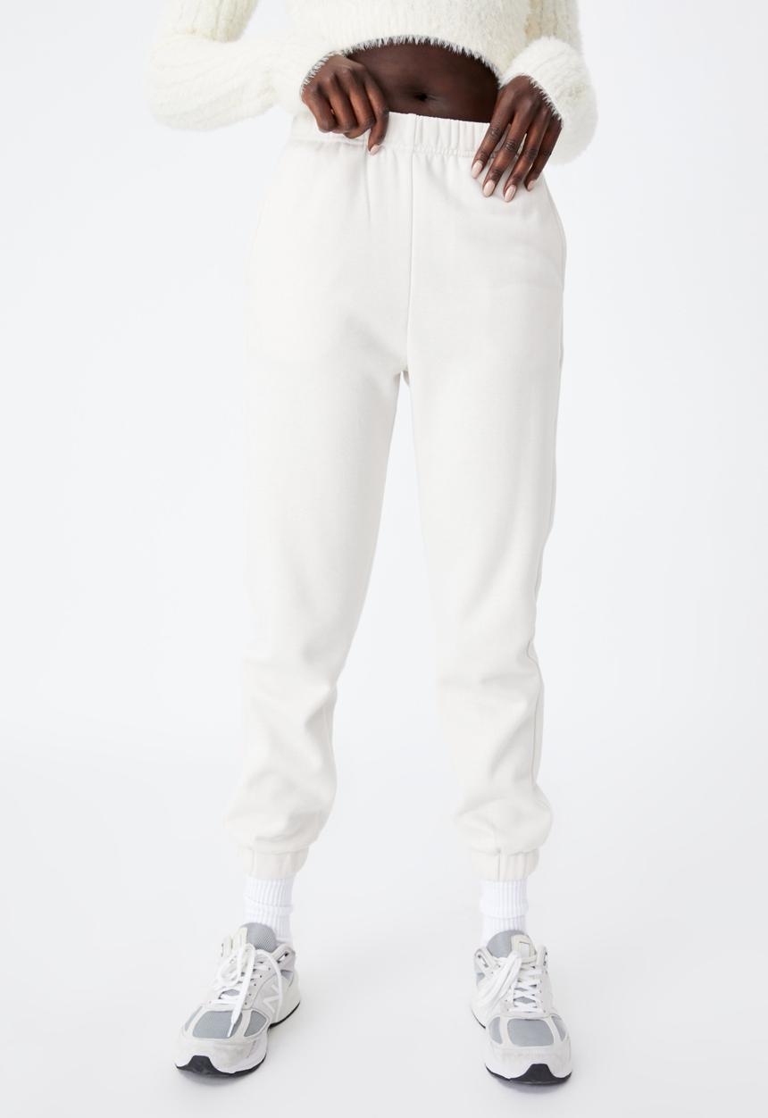 Factorie - Super high rise trackpant - ivory