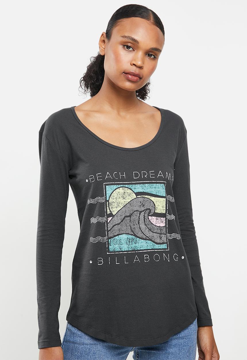 Billabong  - Beach dreams long sleeve tee - off black