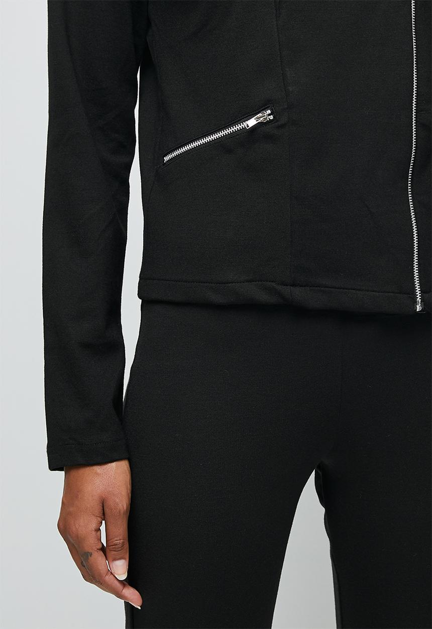 edit - Ponti biker jacket - black