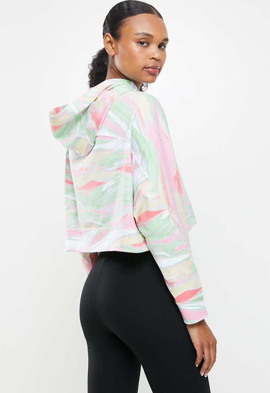 adidas Originals - R.y.v cropped hoodie - multi 