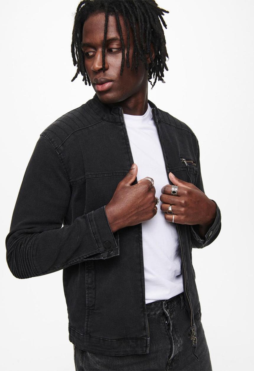 Only & Sons - Ray life jacket - washed black