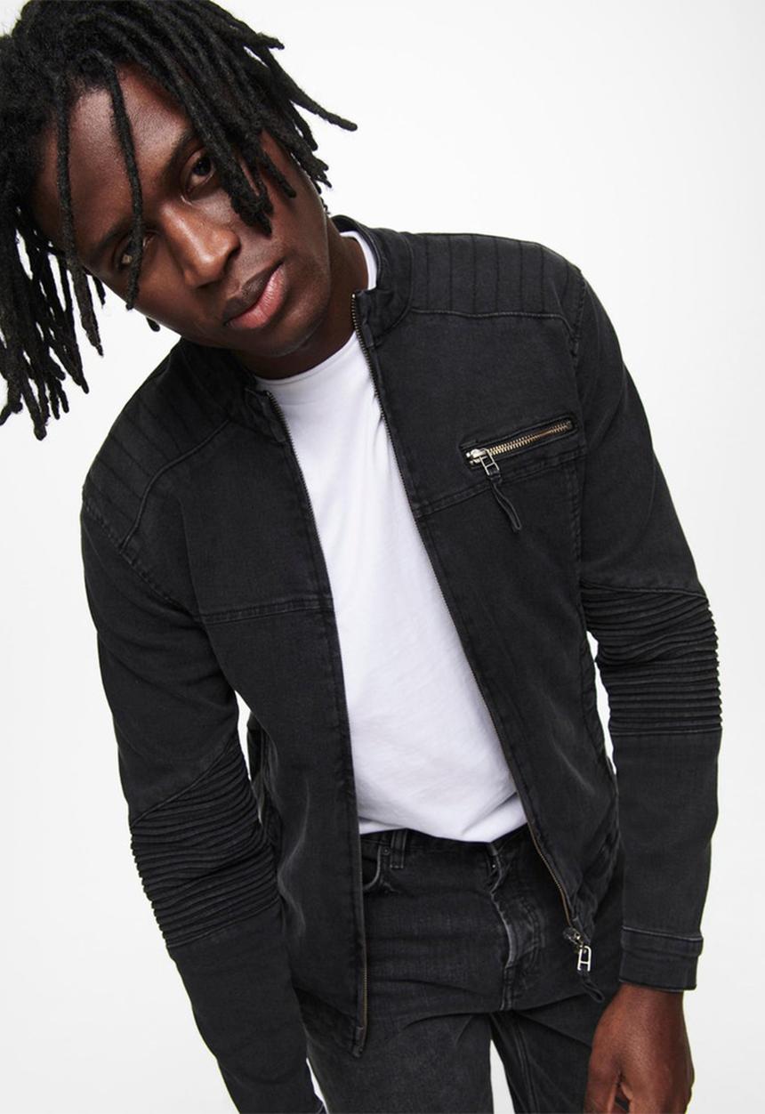 Only & Sons - Ray life jacket - washed black