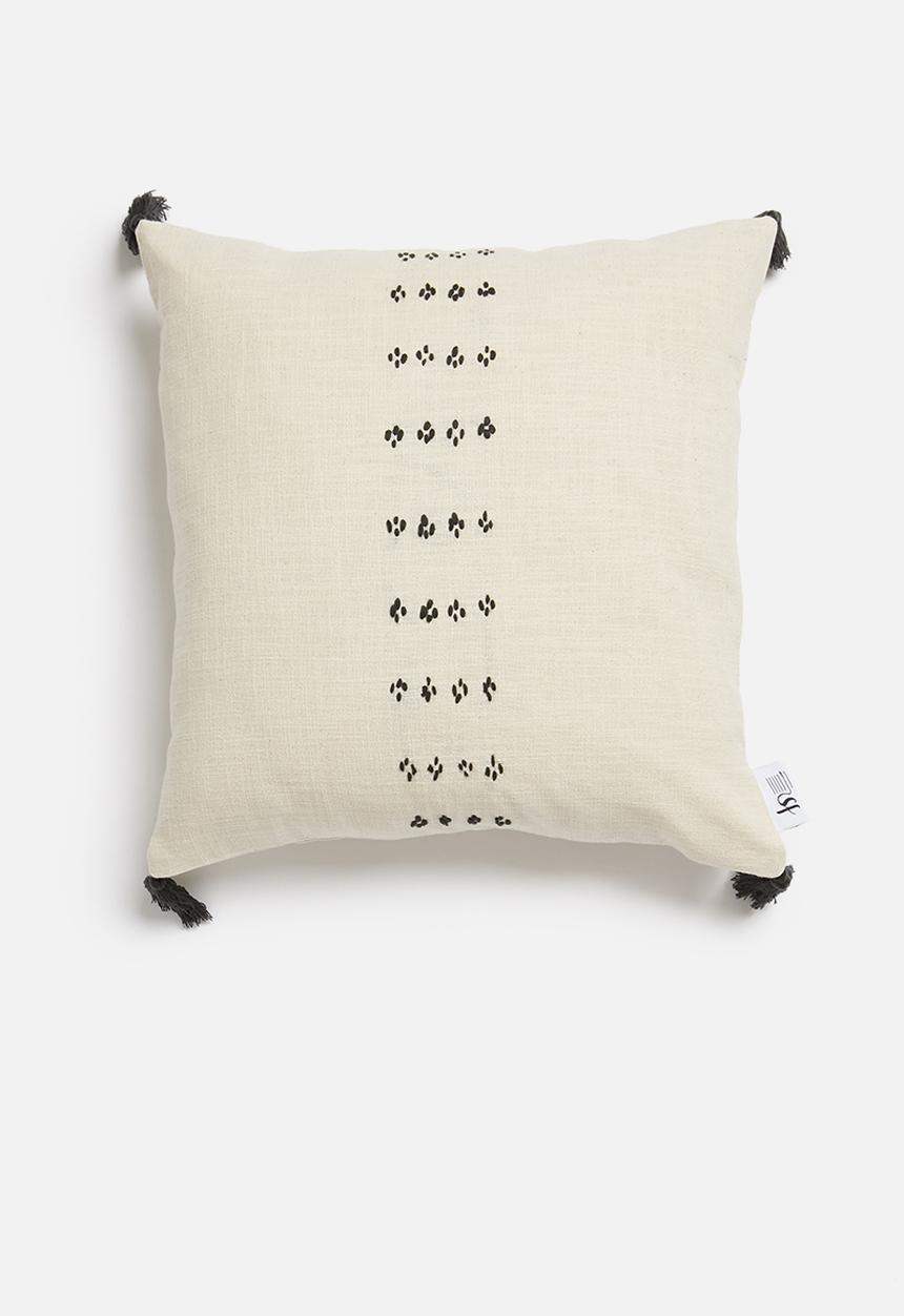 Sixth Floor - Tempo cushion cover - black & natural