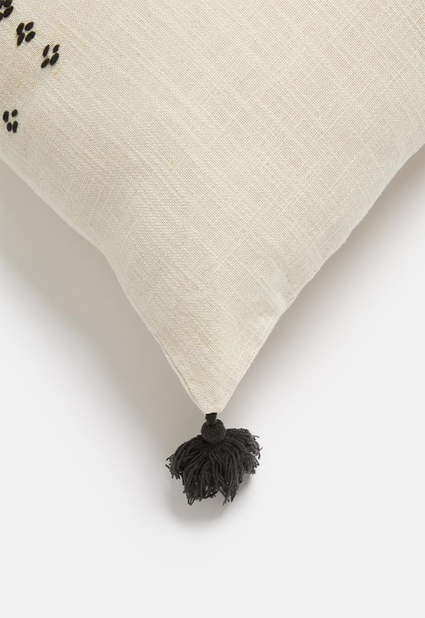 Sixth Floor - Tempo cushion cover - black & natural