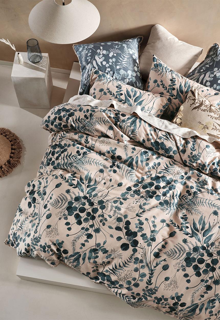 Linen House - Nellie duvet cover set - petrol