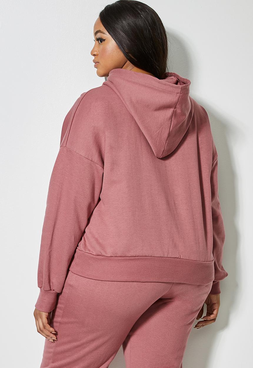 Superbalist - Crop hoodie - pink