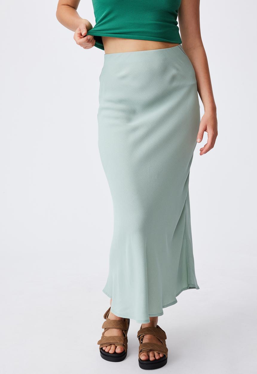 Cotton On - All day slip skirt - lush green