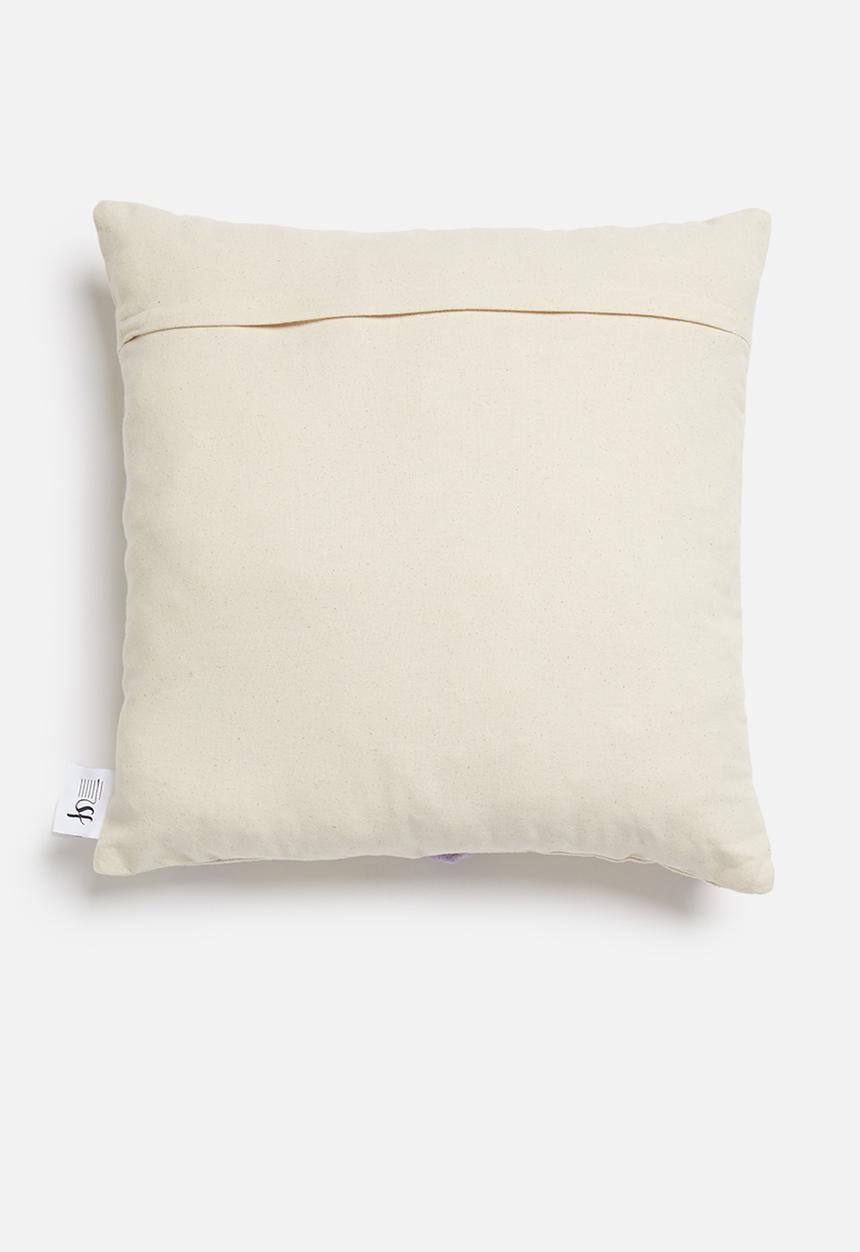 Sixth Floor - Talia cushion cover - lilac & natural