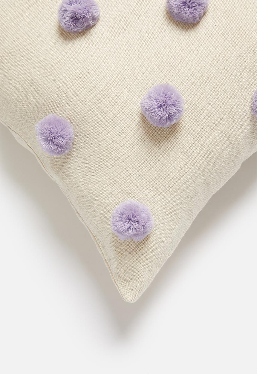 Sixth Floor - Talia cushion cover - lilac & natural