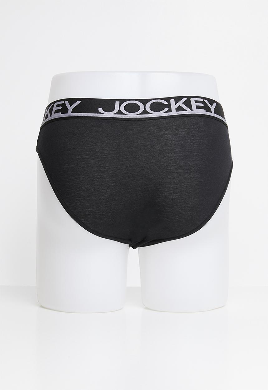 Jockey - 3 pack plain jockey brief - multi