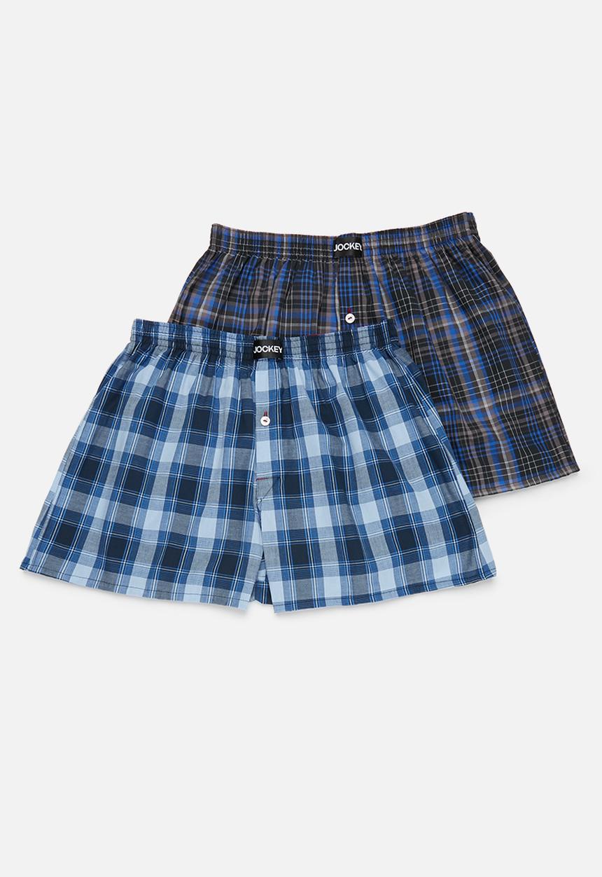 Jockey - 2 pack woven boxer - multi