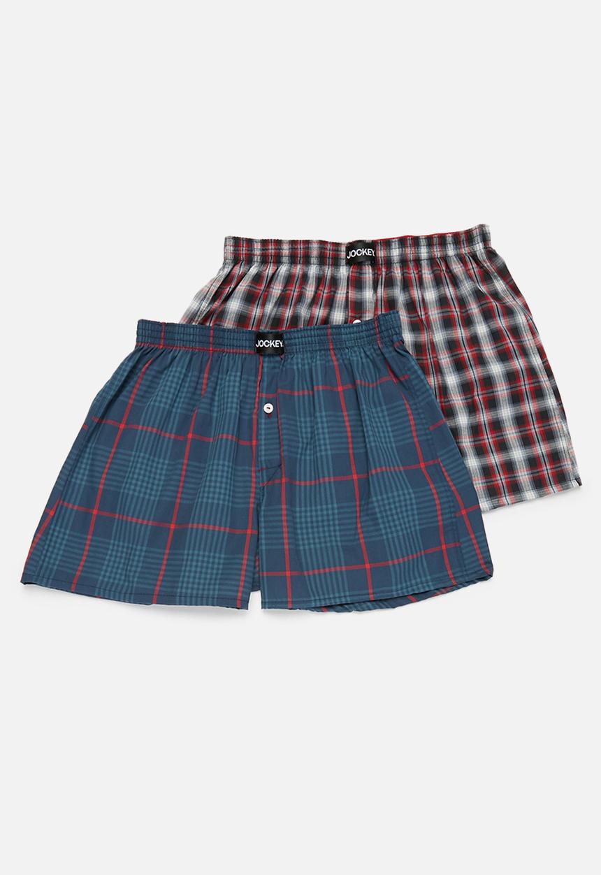 Jockey - 2 pack woven boxer - multi