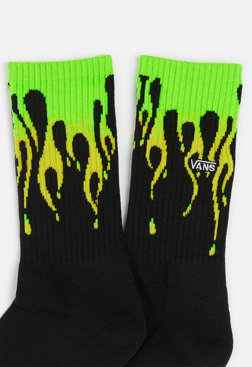 Vans - Slime flame crew boys - black & green