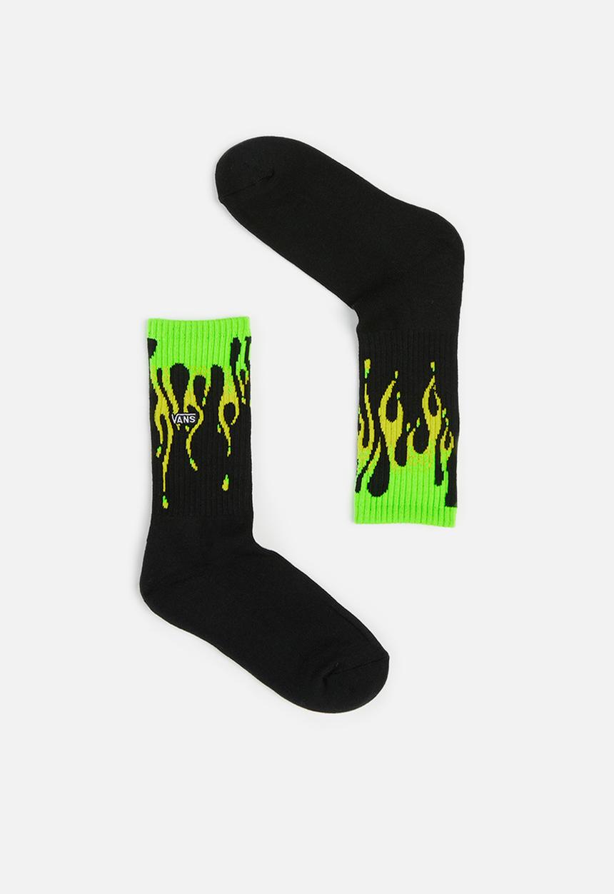 Vans - Slime flame crew boys - black & green