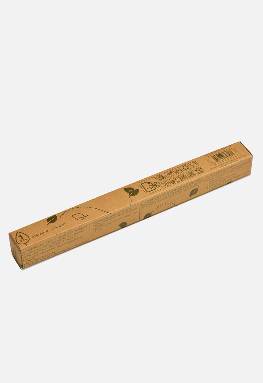 Nuts - Re-usable Vegan wrap roll - green leaves