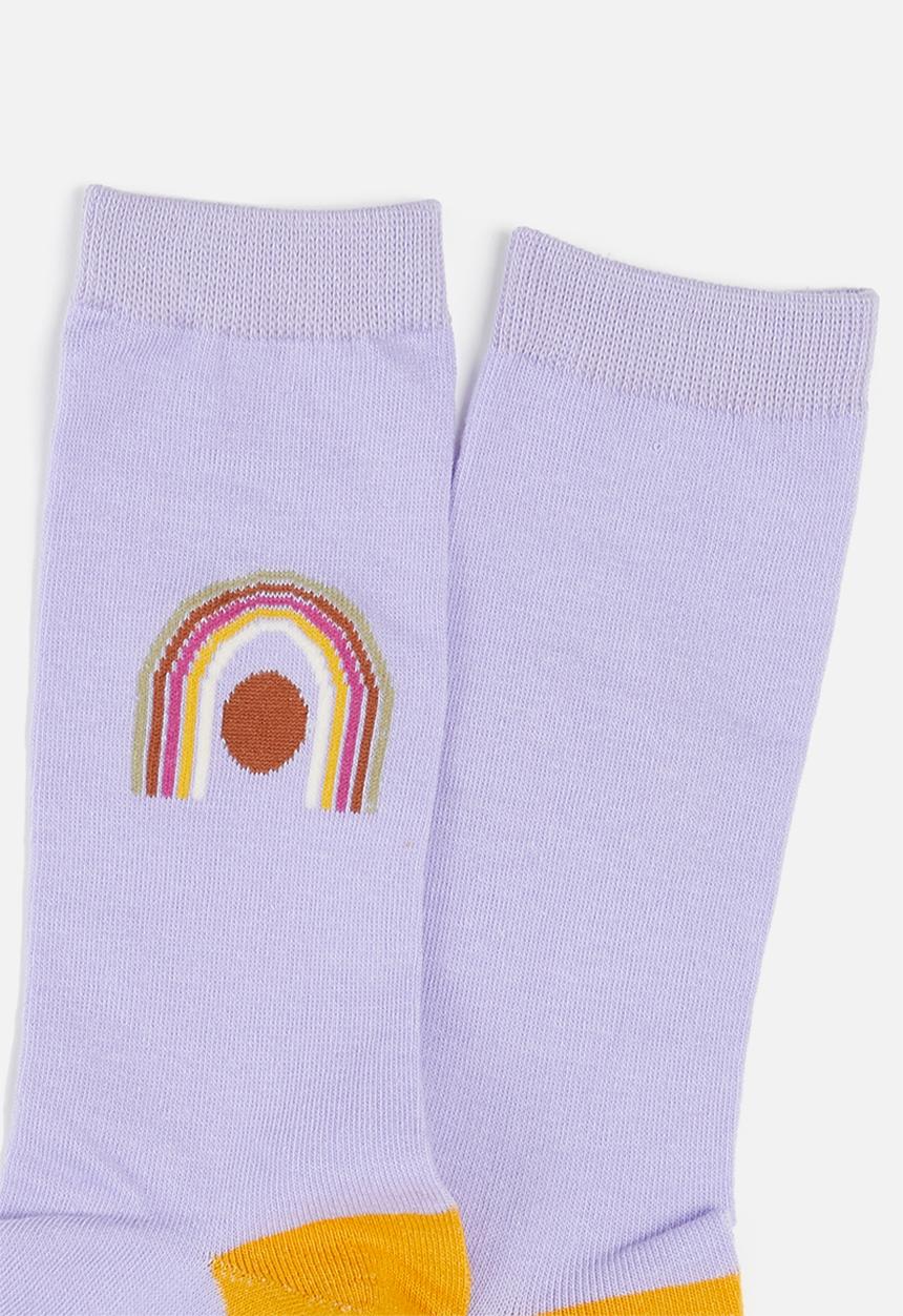 Typo - Womens novelty socks - lilac arch