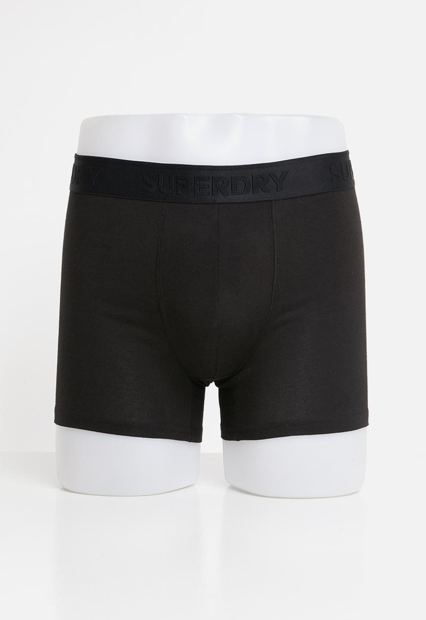 Superdry. - Classic boxer triple pack - black
