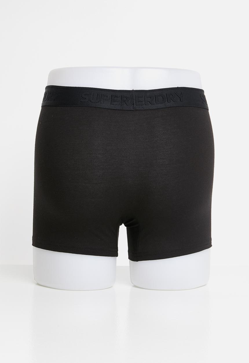 Superdry. - Classic boxer triple pack - black