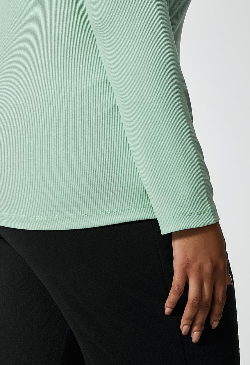 Superbalist - 2 Pack rib polonecks - milk & sage