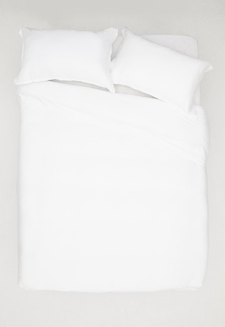 Sixth Floor - 100% bamboo super soft duvet cover set - white
