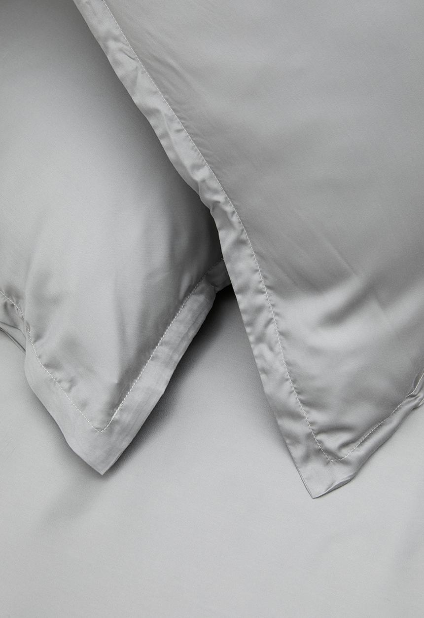 Sixth Floor - 100% bamboo super soft duvet cover set - grey
