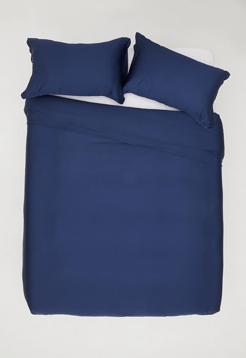 Sixth Floor - 100% bamboo super soft duvet cover set - navy