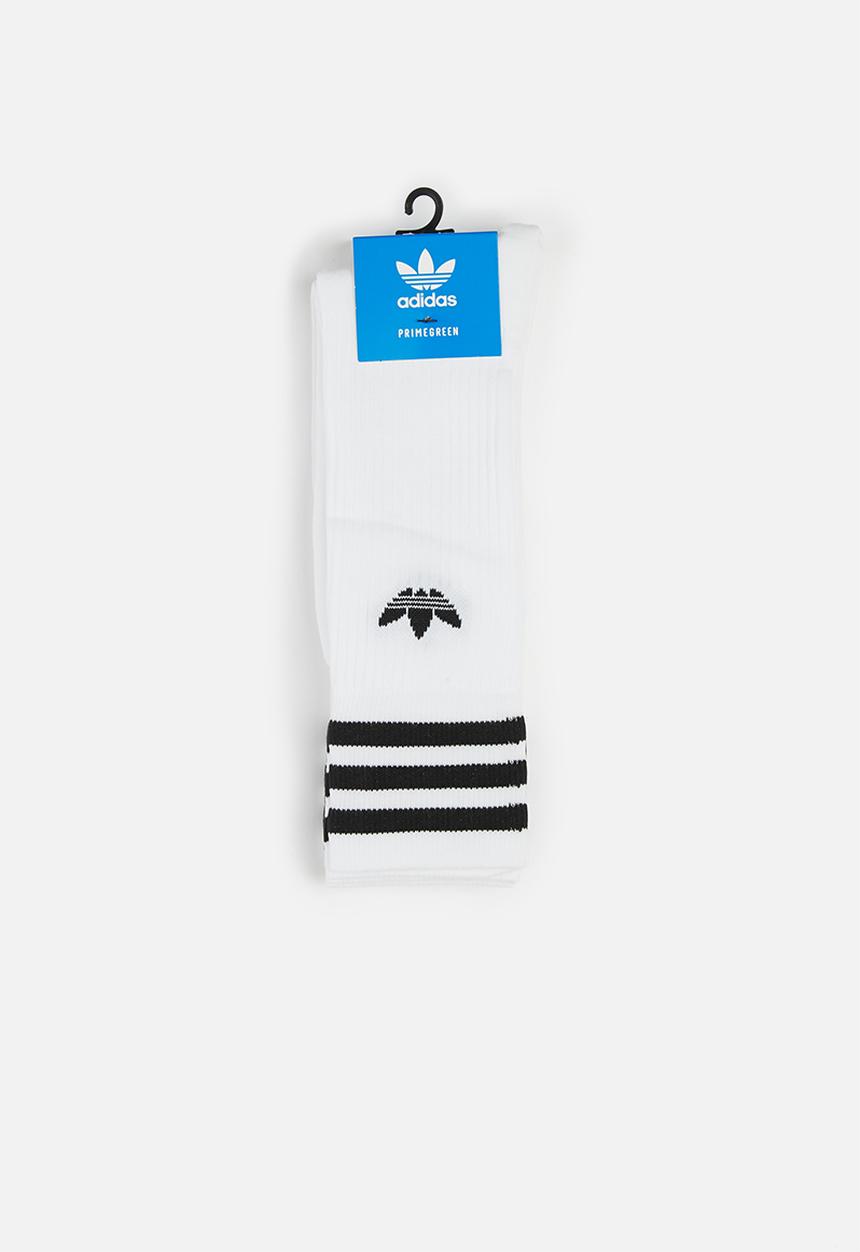 adidas Originals - Solid crew sock  - white & black