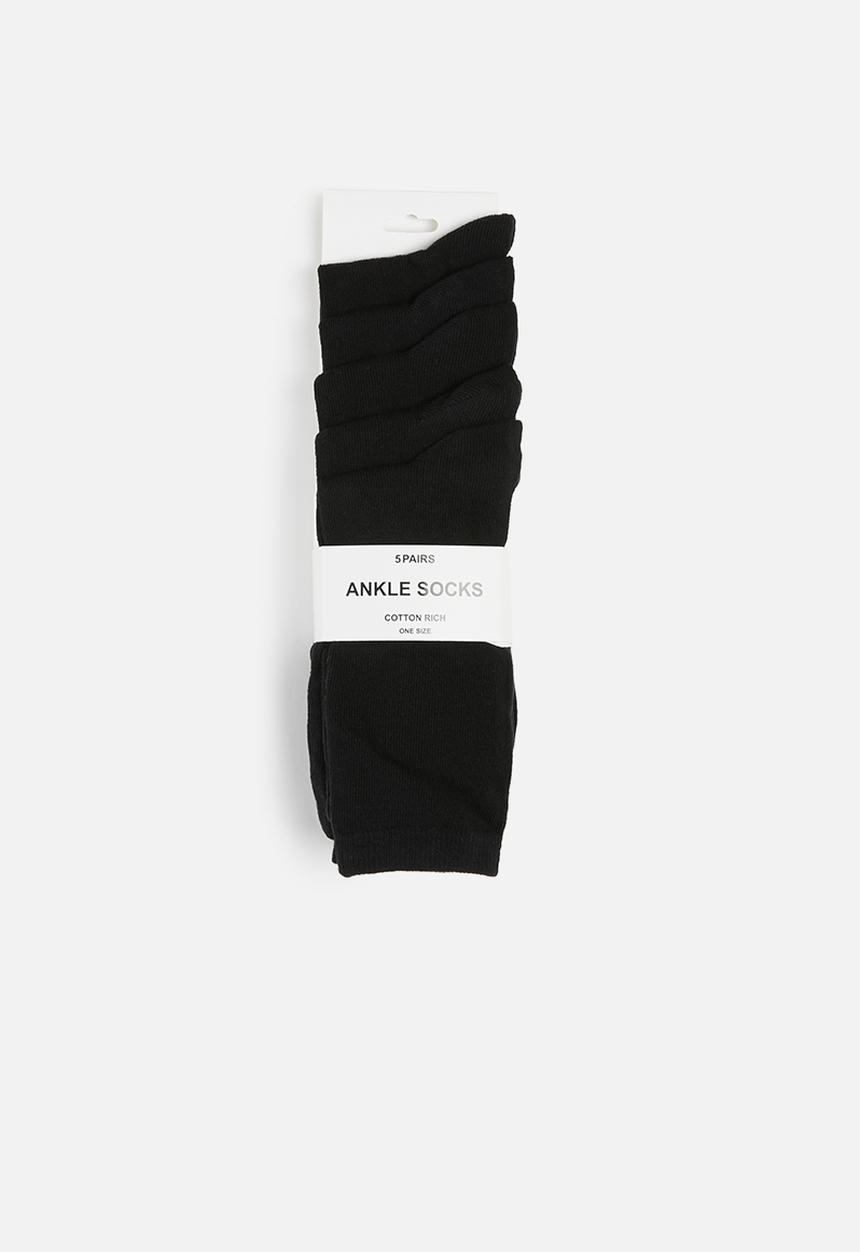 Brave Soul - 3 pack Peggie socks - black