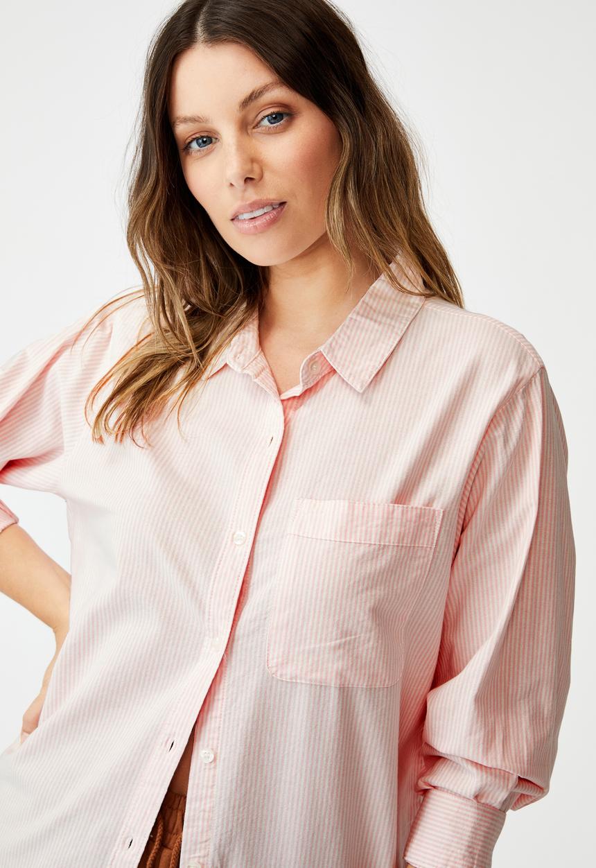 Cotton On - Preppy shirt - pink