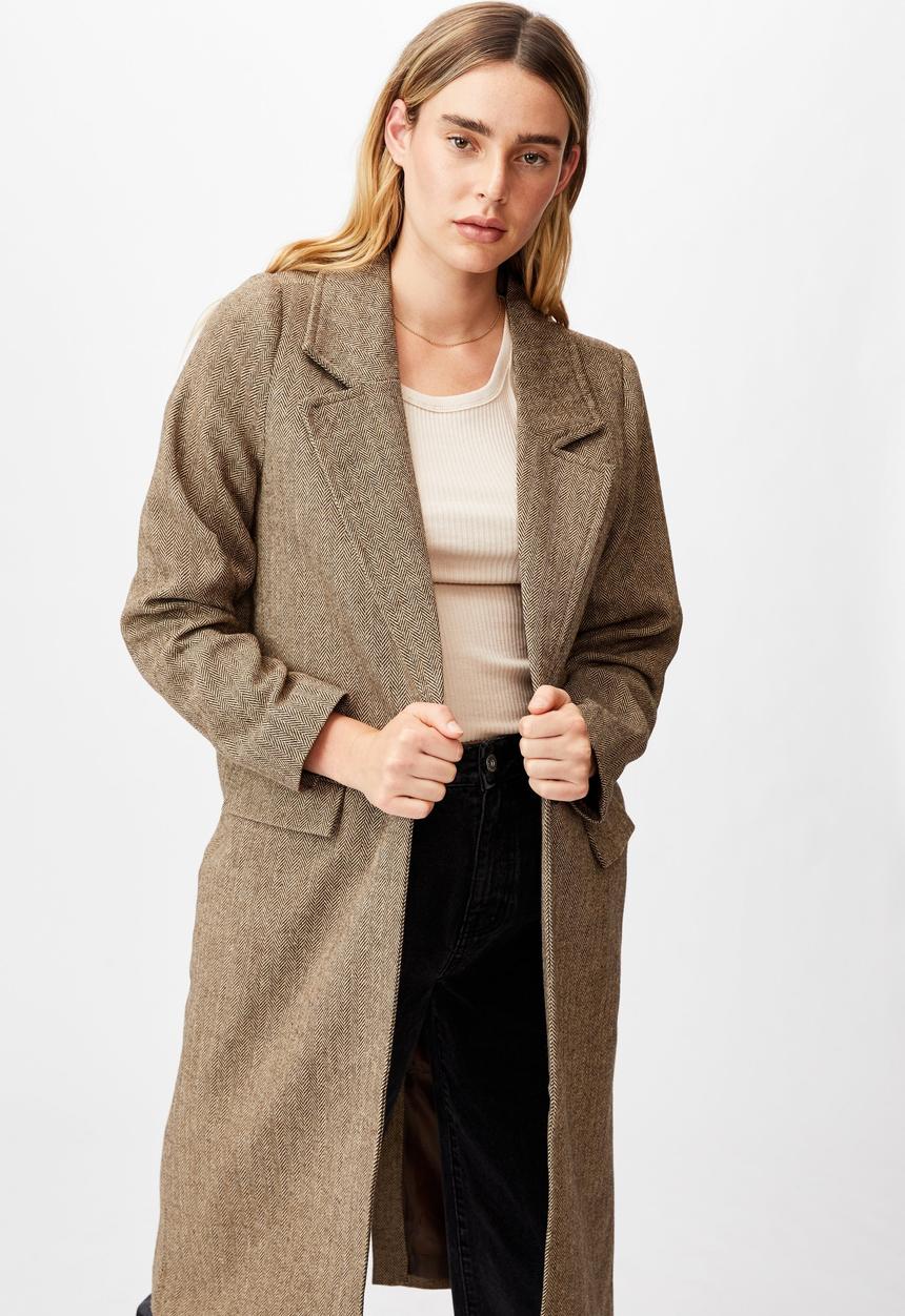 Cotton On - The oversized coat - brown 