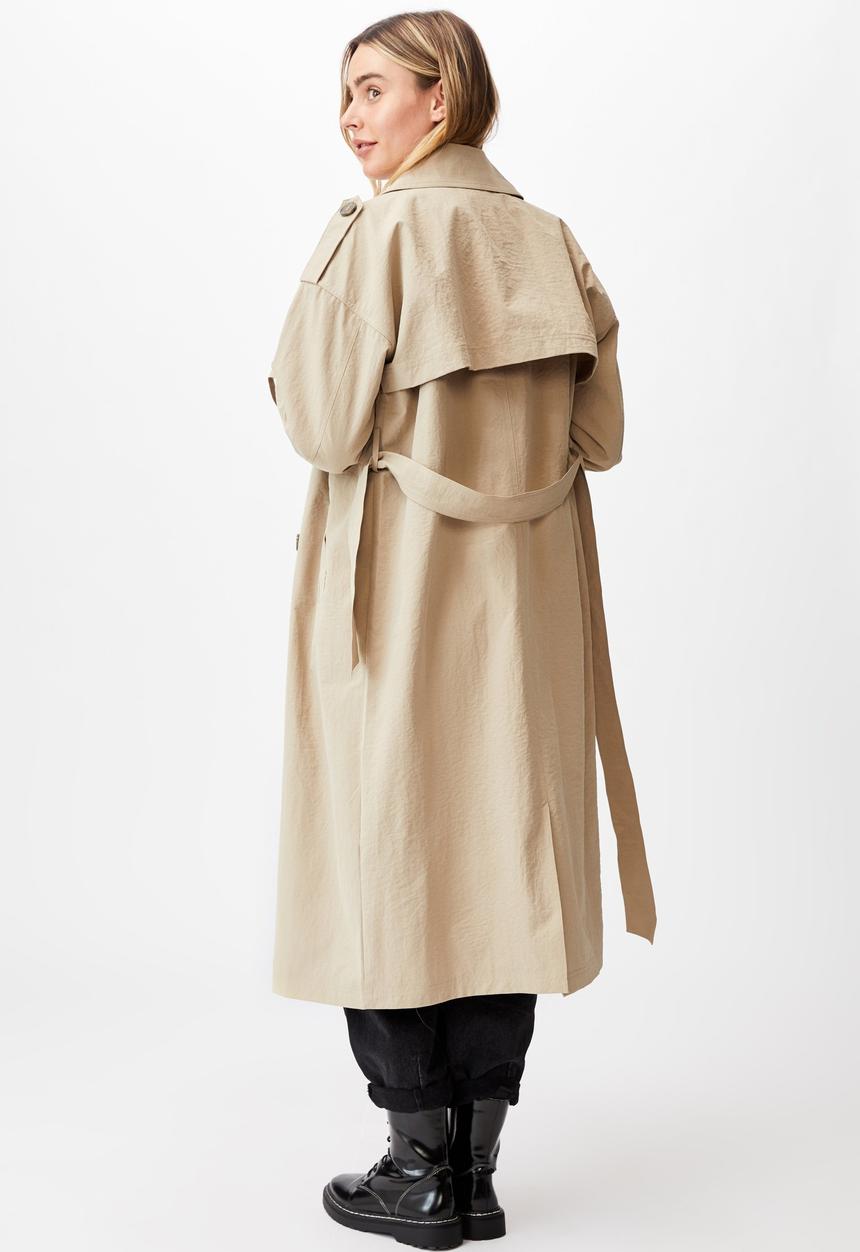 Cotton On - The oversized trench - washed taupe