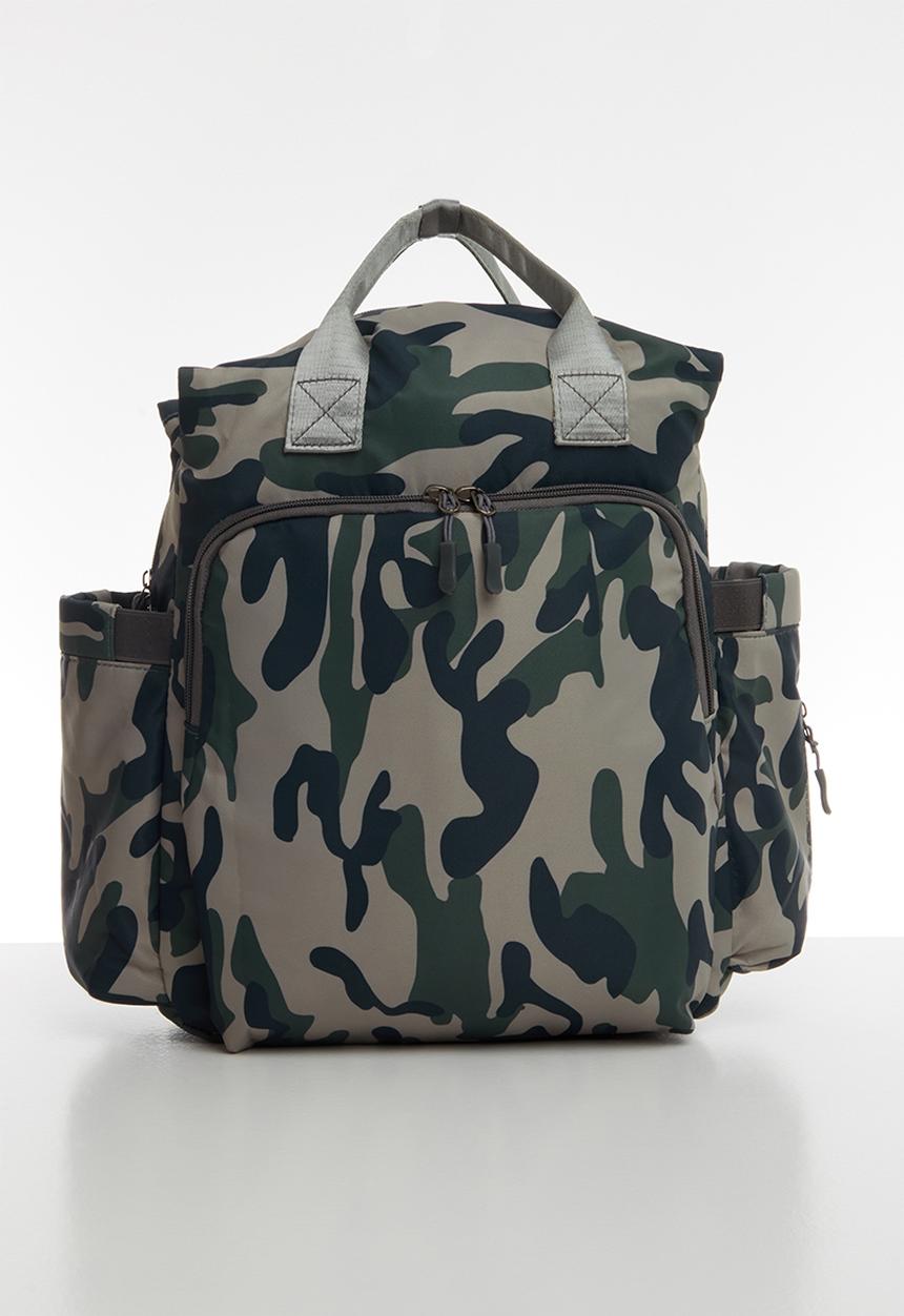 Pop Candy - Boys camo diaper bag - multi