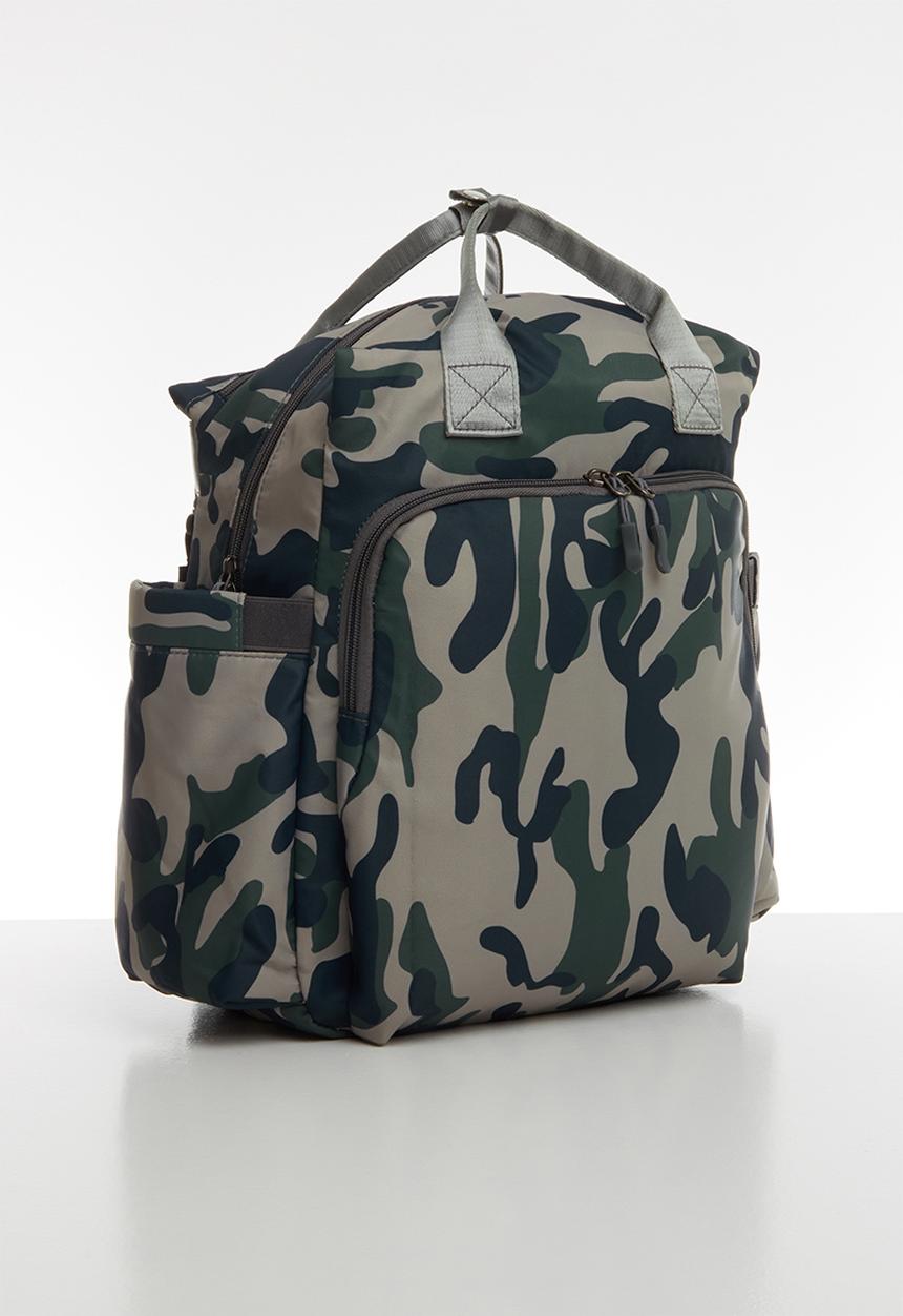 Pop Candy - Boys camo diaper bag - multi