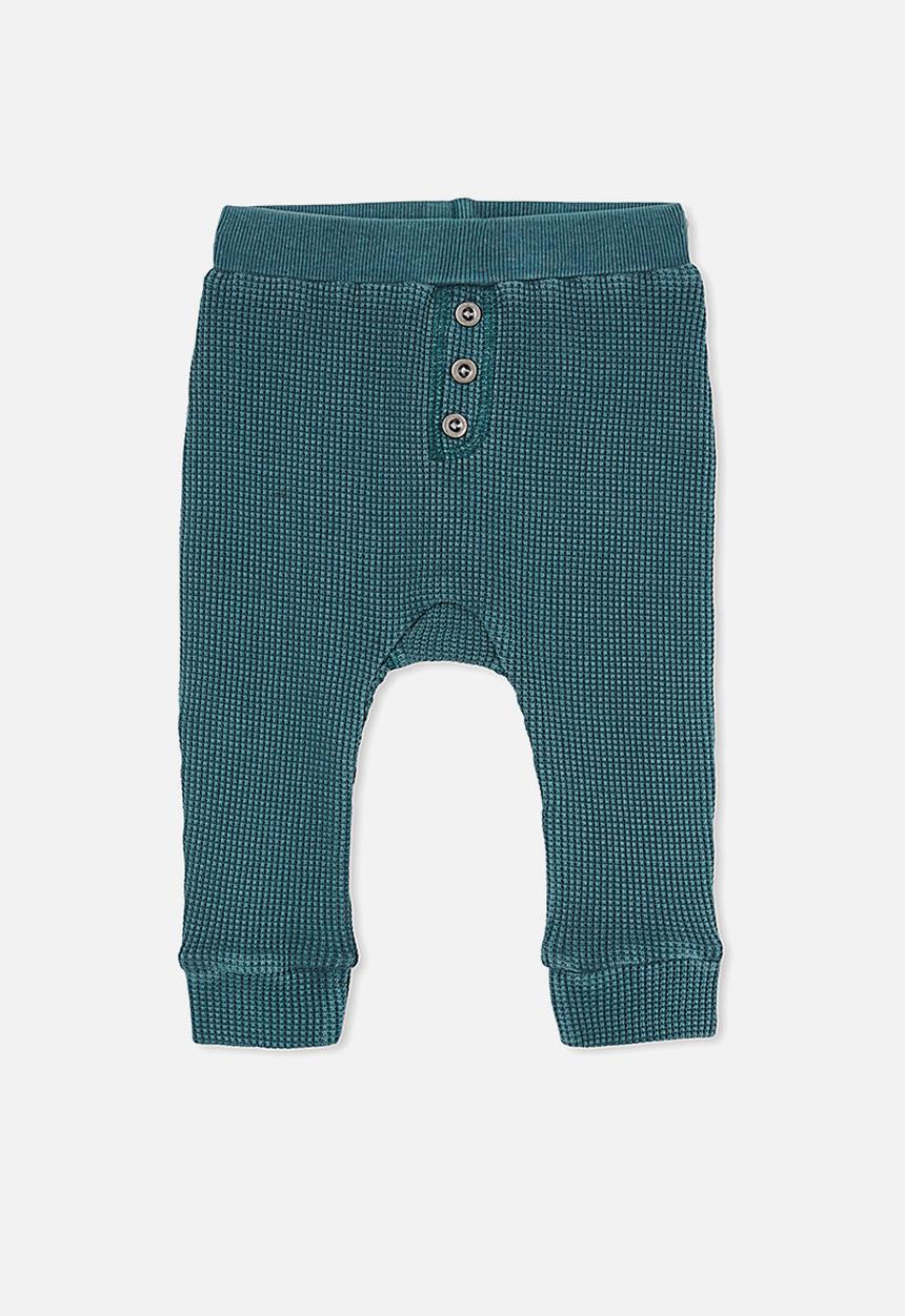 Cotton On - The waffle pant - teal