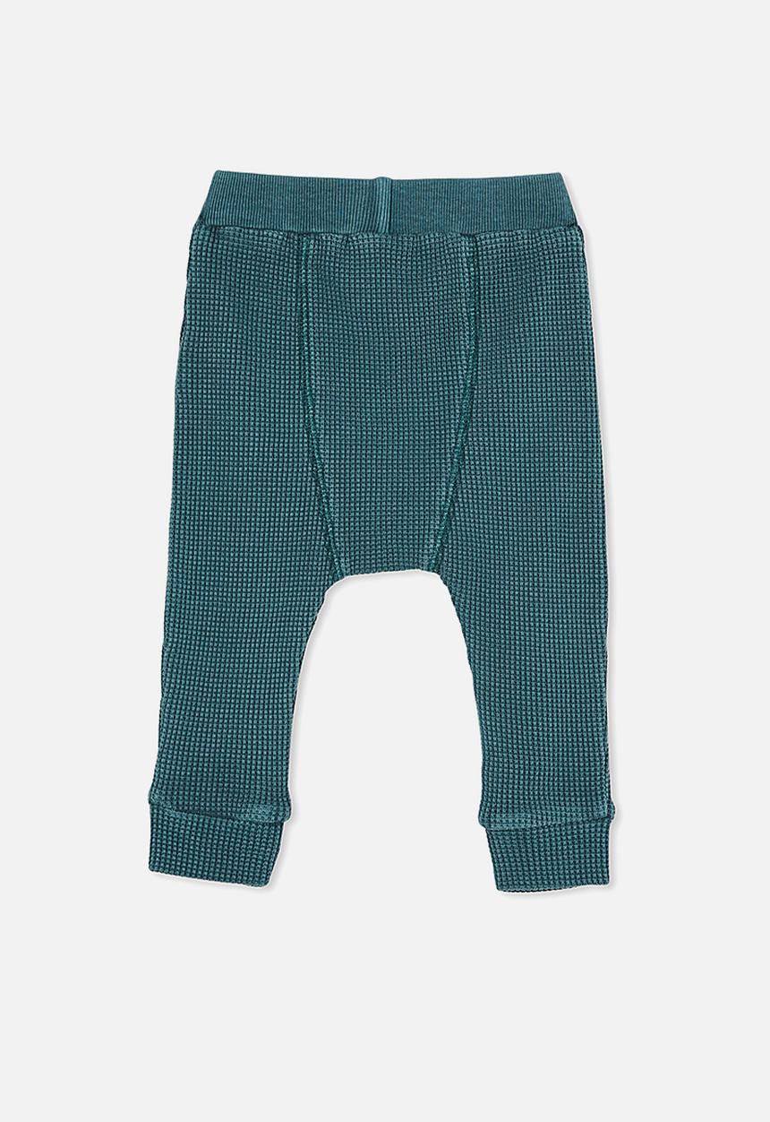Cotton On - The waffle pant - teal