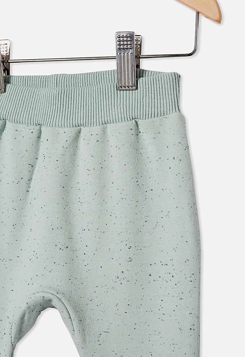 Cotton On - Tatum trackpant - stone green nep