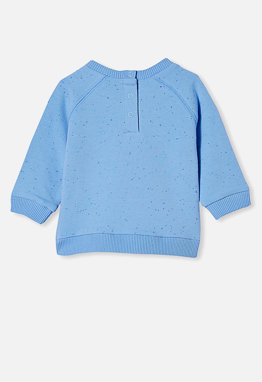 Cotton On - Harley sweater - dusk blue/petty blue nep