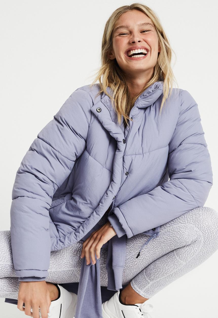 Cotton On - The recycled mother puffer - perwinkle