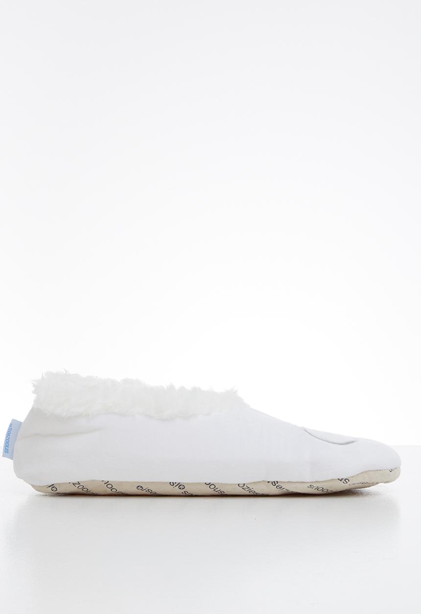 snoozies!® - Off the market slipper - white