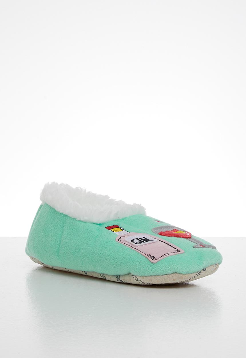 snoozies!® - Soup of the day slipper - mint green