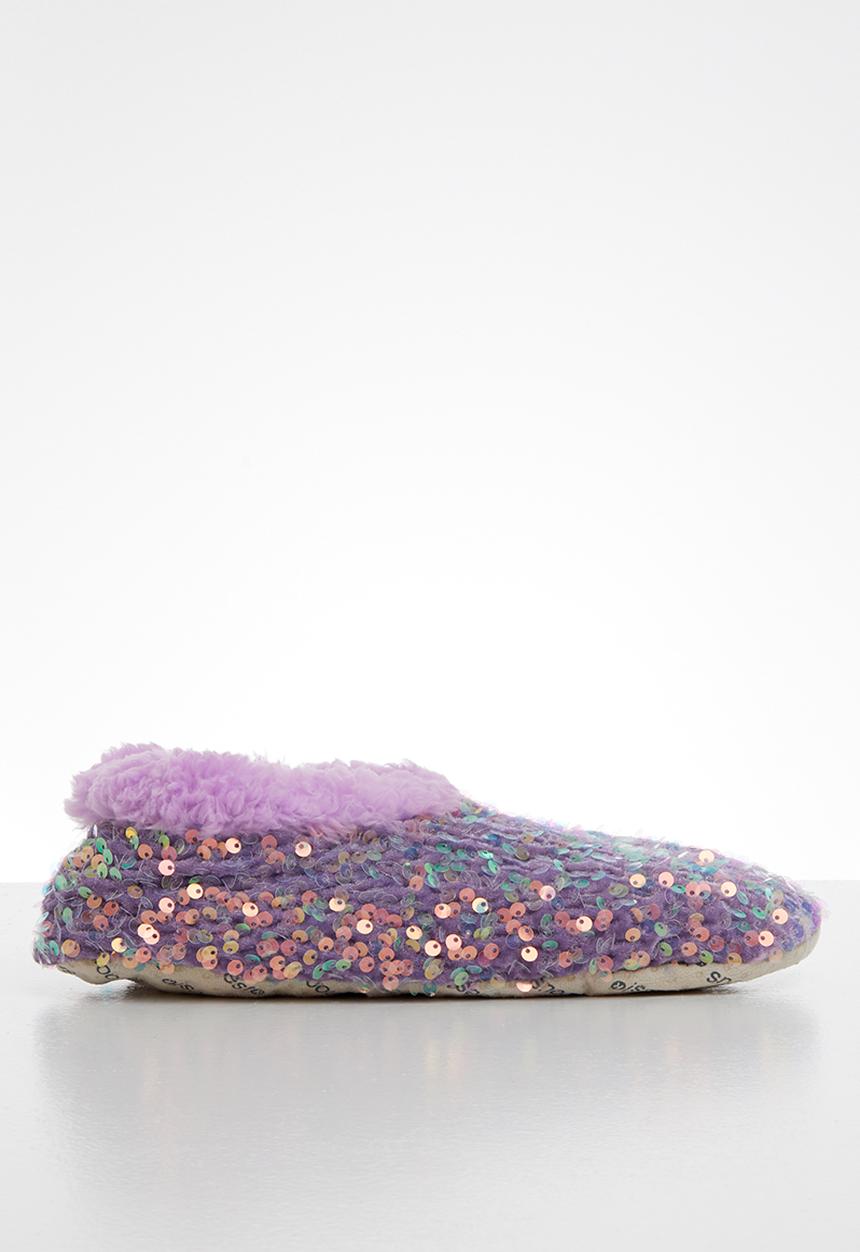 snoozies!® - Bling slipper - purple