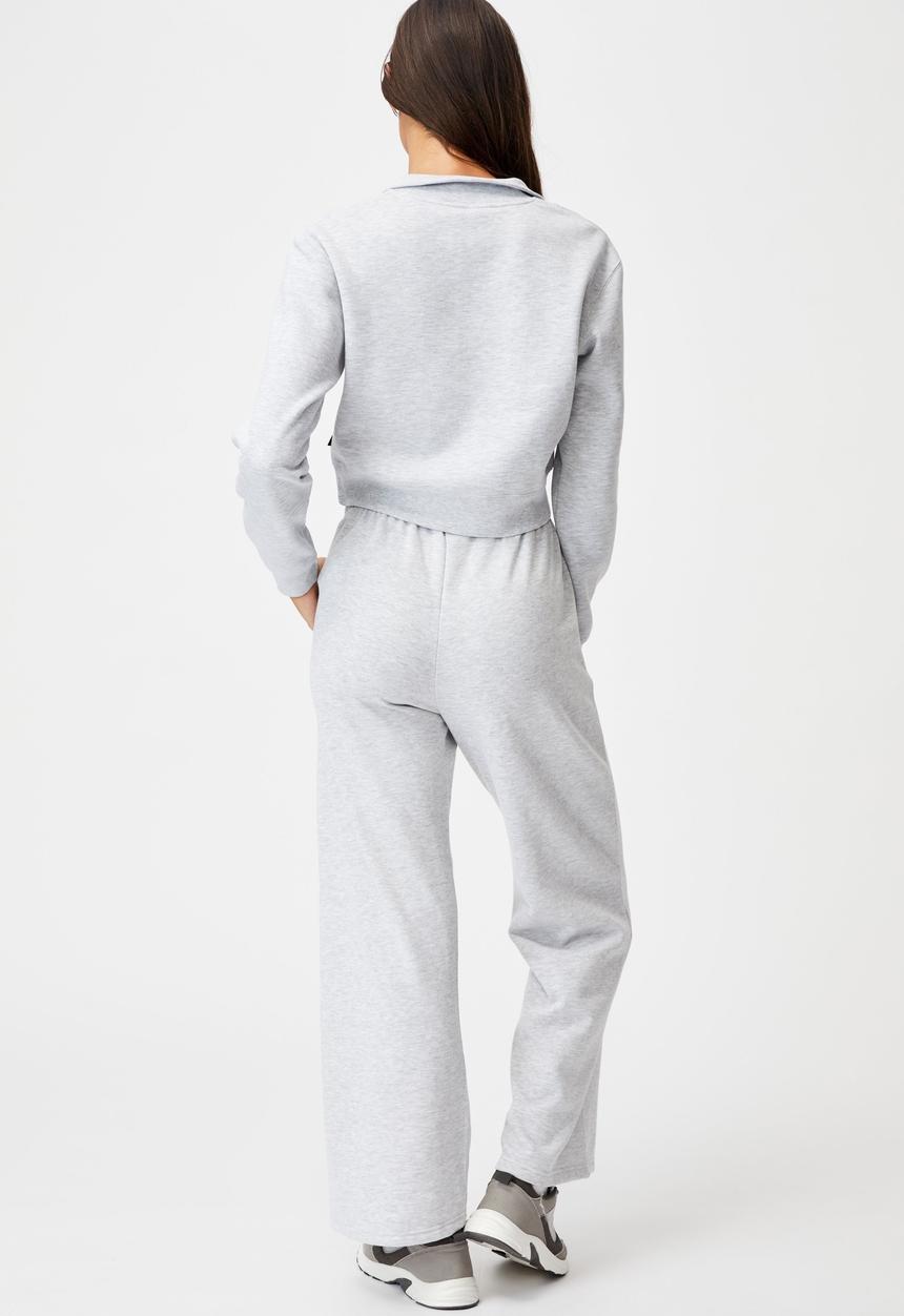 Cotton On - Lifestyle getting out half zip fleece - grey marle