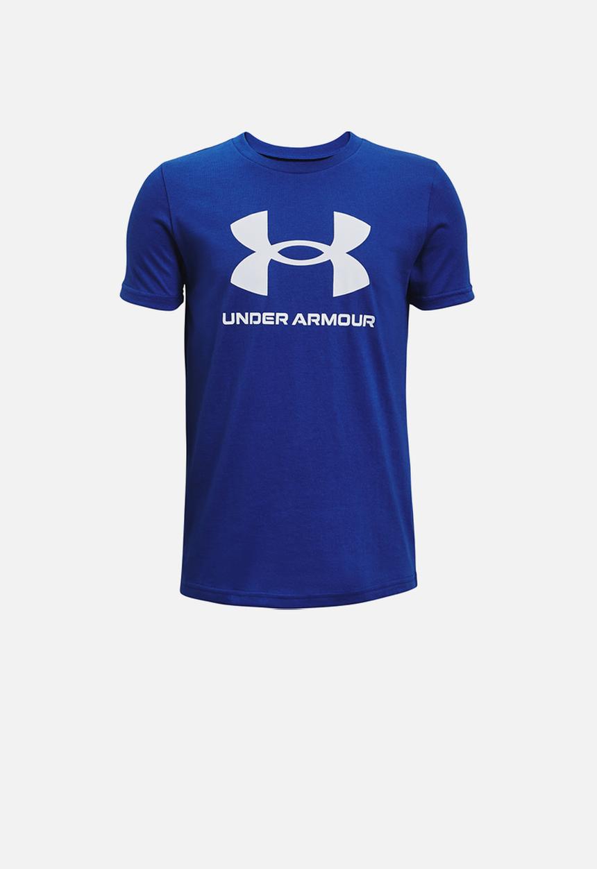 Under Armour - Ua boys sportstyle short sleeve tee - blue & white