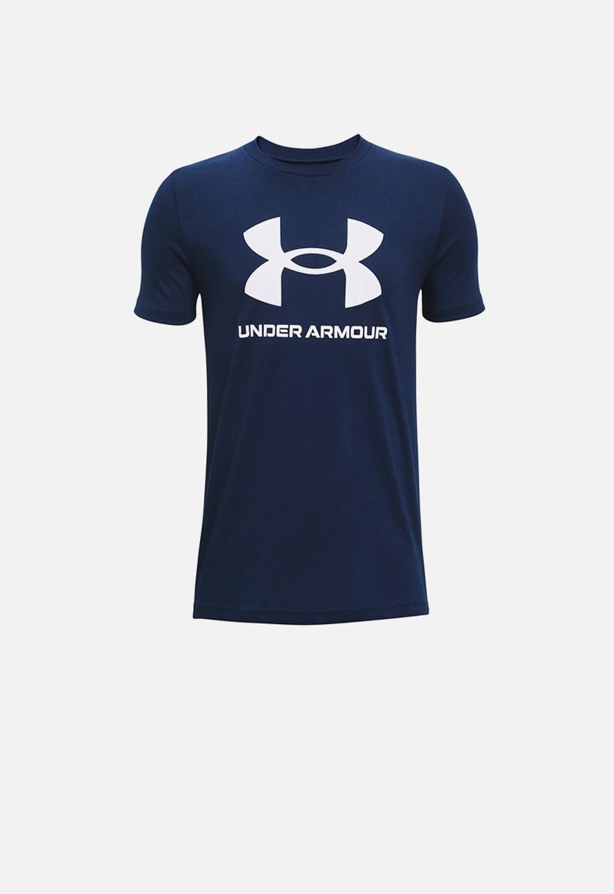 Under Armour - Ua boys sportstyle short sleeve tee - navy & white